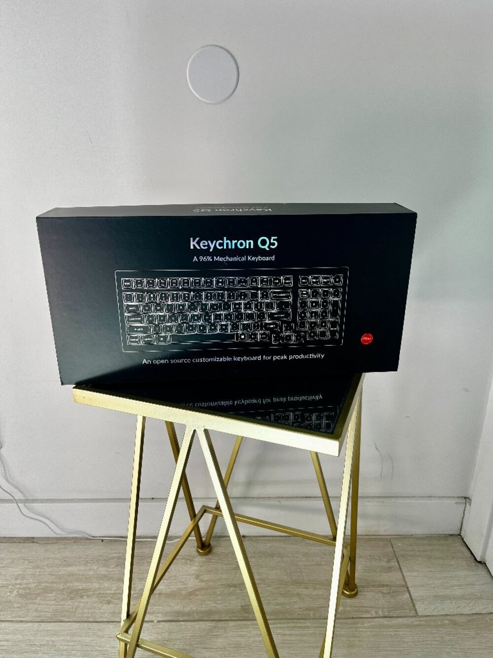 Keychron Q5 QMK Custom Mechanical Keyboard in Black